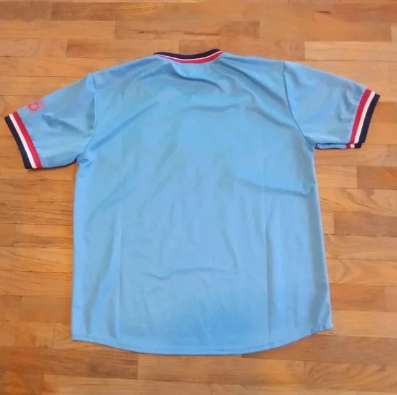 St Louis Cardinals SGA Retro MLB Jersey Blue Size XL - Picture 8 of 9